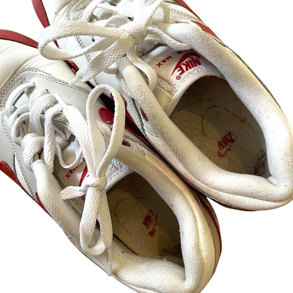 Nike Air Max 1 Anniversary OG Red Sneakers Women's 6.5  Men's 5 - Picture 7 of 8
